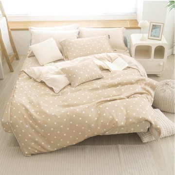 Candy Bubbles 奶茶 300織天絲萊賽爾/床包枕套組/床包兩用被套組