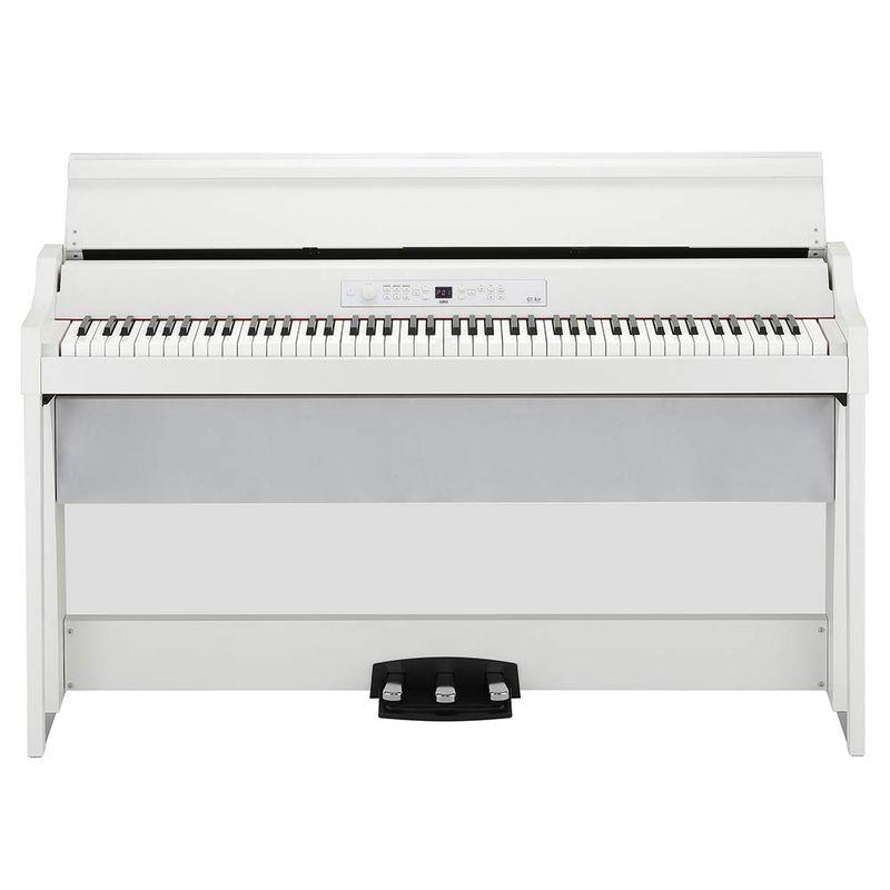 KORG 電子ピアノ G1B AIR WHITE ホワイト 演奏記録機能付き ペダル付属 同音連打可能 RH3鍵盤(グランドピアノと同等の弾