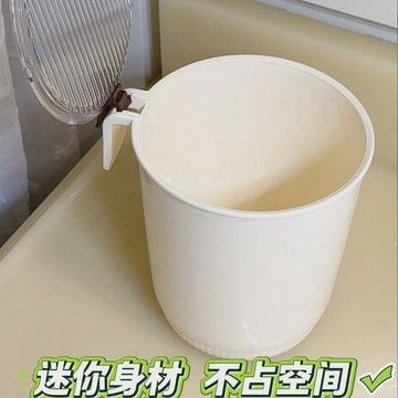 本島💥桌面垃圾桶按壓式家用圓形茶水桶車載牀頭辦公室小型桌上垃圾簍