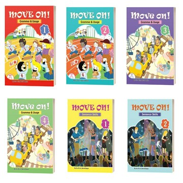 姆斯適合台灣小朋友的文法書與寫作書 Move On! Grammar and Usage/Sentence Skills 兒童英語教材 華通書坊/姆斯