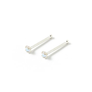 [純銀] 彩鑽養耳棒 / 9色 / Crystal Earring