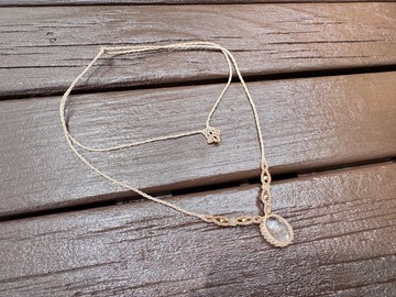 20251124 Macrame 粉晶 編織 頸鍊