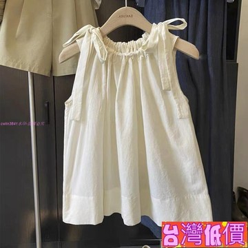 悅裳💎台灣免運💎甜美風無袖女單尾設計感背心小衫女高檔洋氣小眾別緻百搭減齡上衣