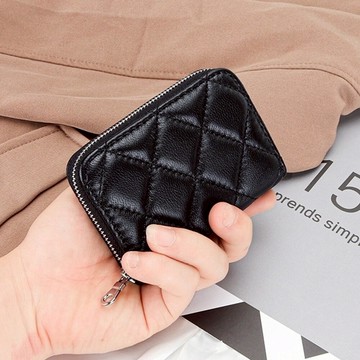 錢包 零錢包 女生 短夾 禮物 真皮 女生短夾 女生錢包 小香菱格 多卡位 證件包 學生皮夾 真皮短夾 拉鏈短夾 179