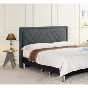 查爾5尺深灰床頭片