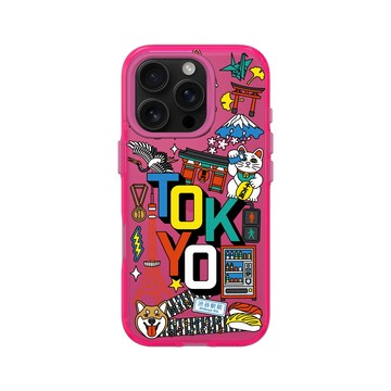 iPhone 16 Pro Clear 粉漾桃 - City Collection 城市系列 - 東京