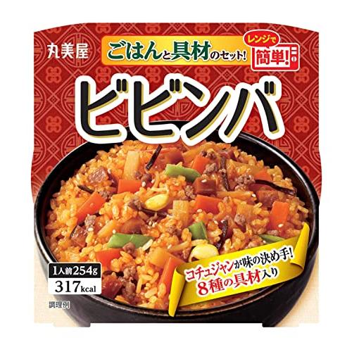 丸美屋 レンジで簡単! ビビンバ ごはん付き 254g×6個