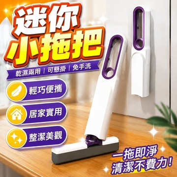 迷你小拖把桌麵代替抹布吸水性強可懸掛免手洗戶外兒童棉頭便攜式 擦窗戶神器 乾濕兩用 車用 拖把免手洗 洗臉巾拖把 拖把布