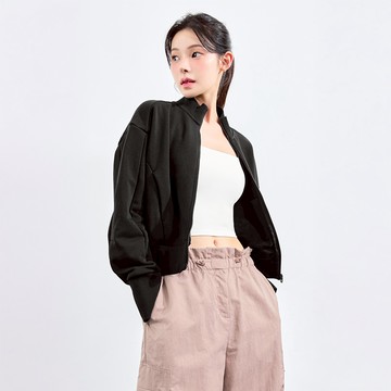 高領曲線拉鍊外套 ｜共4色｜XFK3JL1105