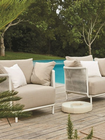 優樂悅~戶外藤編沙發休閑組合室外庭院露天陽臺別墅三件藤椅套小茶幾家具