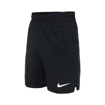 NIKE 男運動短褲-DRI-FIT 慢跑 路跑 五分褲 平織 DM5951-010 黑白
