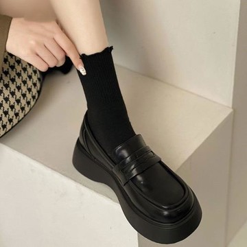 松糕厚底jk制服小皮鞋女鞋子2025新款春秋英倫風瑪麗珍樂福單鞋