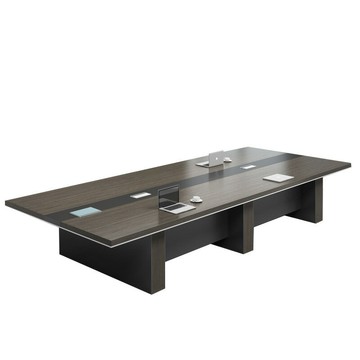 板式辦公會議桌長桌洽談長桌簡約現代大桌子會議室培訓桌椅組合[DD030109]