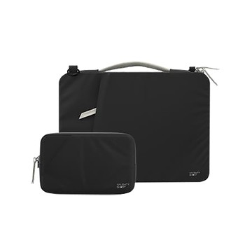 頑皮鬼Atlas防撞筆電包套組/13~14吋/附贈小包/背帶/經典黑