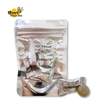 【蜂王世家】巴西綠蜂膠青草喉糖隨身包5顆裝｜硬糖｜潤喉不卡卡｜零食｜糖果｜禮盒