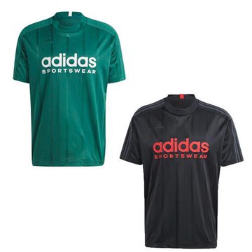 【下殺】Adidas 短袖上衣 男裝 足球風 寬鬆 綠/黑【運動世界】IQ0894/IQ0895