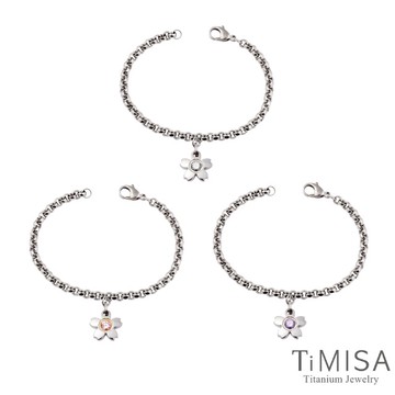 TiMISA《櫻花之戀-S》純鈦手鍊