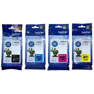 Brother LC456XL-BK/C/M/Y 原廠四色高容量墨水匣 適用:MFC-J4340DW/J4540DW
