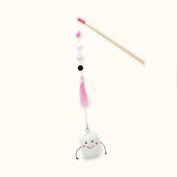 ZippyPaws 逗貓棒-軟軟棉花糖 (貓咪玩具 逗貓棒)