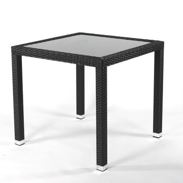 80cm鋁製膠藤方桌