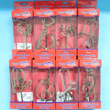 魔術道具 鍛造智力環扣 21088 智力鐵環(紅盒/共有7款)一款入(促120)~5382【APP滿額下單10%點數(單一帳號最高5000點)】1/31止