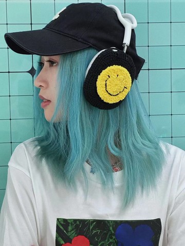 原創設計大號笑臉AirPod Max 保護套 索尼 XM5 頭戴式耳機