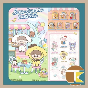 【5月預購】卓大王x三麗鷗友友聯萌盲盒 一中盒6入｜可愛造型｜角色收藏推薦｜愛蛋客