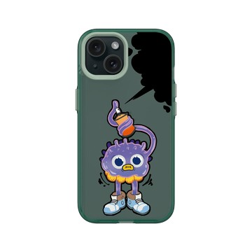 iPhone 15 Clear 憂墨綠 - Graffiti / 街頭塗鴉 - 街頭兄弟