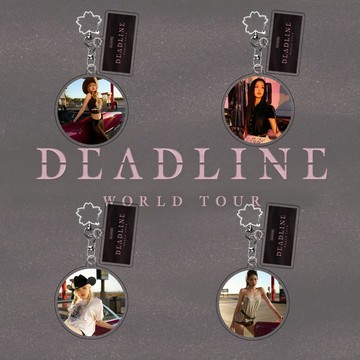 ⭐韩国代购正版⭐BLACKPINKDEADLINE世巡亚克力钥匙扣JENNIE金智秀LISA挂件钥匙扣