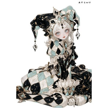 【6 月新品】07-133-0272 人物貼紙 馬戲團風格