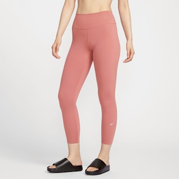 NIKE 緊身長褲 女 運動褲 瑜珈 AS W NK DF ONE HR 78 TIGHT 粉橘 FN3233-634