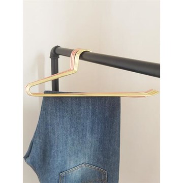 西褲反鵝形褲架家用玫瑰金色衣柜收納無痕防滑褲掛Z字S型褲子專用