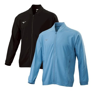 Mizuno 美津濃【授權經銷】男款【平織布面】外套 合身立領 抗UV 黑32TCA08109 藍32TCA08122