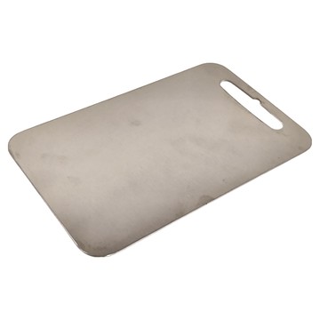 REQIR 316不鏽鋼PP加厚雙面砧板  25 x 15 x 2cm  1個  不鏽鋼