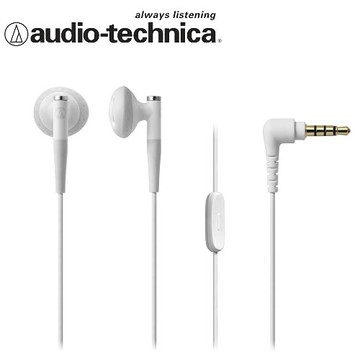 鐵三角 智慧型手機用耳塞式耳機ATH-C200iS-白【愛買】