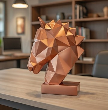 情人節禮物/馬頭擺飾/攝影道具/祝賀升官禮物/交換禮物/聖誕禮物