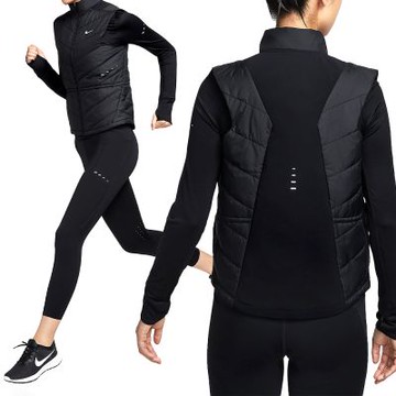 Nike AS NK Swift Tf Fill Vest 女款 黑色 保暖 反光 有哨子 背心 HV2656-010