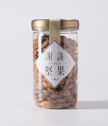 【原味杏仁】(密封罐)(無調味堅果)(來自加州最棒的杏仁)(素食)