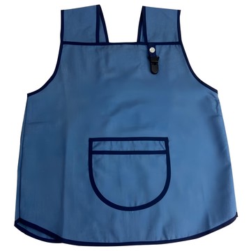 優選 牛仔經典輕便圍兜，深藍滾邊 (含手帕夾) -12號  1件