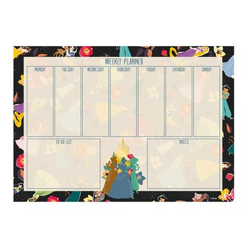 【迪士尼】唯美公主A4記事本/週記事規劃表/DISNEY