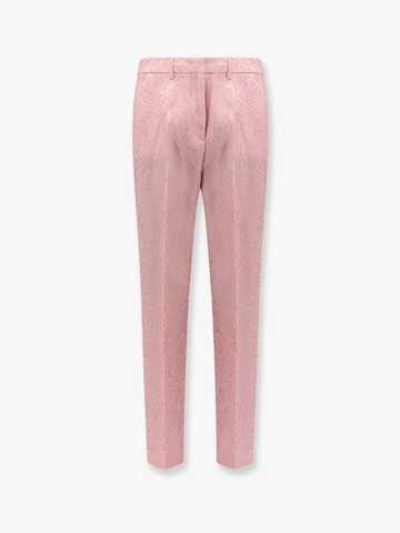Viscose and silk trouser with floral motif - ETRO - gender_Woman