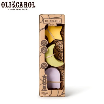 【OLI&CAROL】 幾何積木禮盒/星星精選組✨送禮首選✨新生禮✨彌月禮✨育兒好物