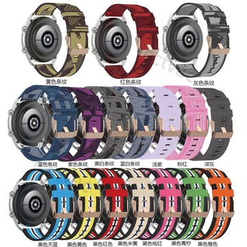 【免運】 佳明vivoactive5編織尼龍錶帶venu3帆布牛仔錶帶