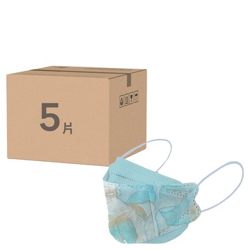 CHACER 佳和口罩 成人4D立體醫用口罩  碧波流金  5片  1盒