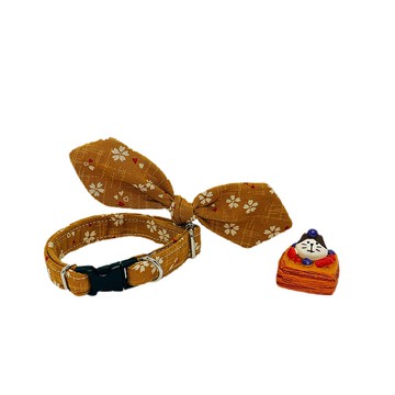 MaoFenBiBi 黃色櫻花雨 - 限量日本布 - 手作赫本巾 & 手工項圈