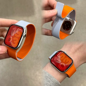 新色可選 運動創意錶帶 適用於Apple watch11 錶帶 iwatch錶帶 全系列通用錶帶 當季錶帶