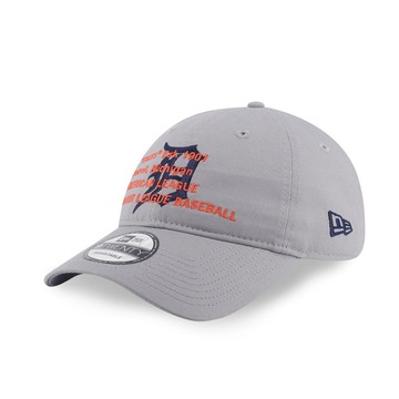 NEW ERA 男女 9TWENTY LAYERED SCRIPT 底特律老虎 灰 NE15169457