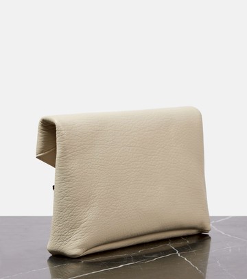 Saint Laurent Cassandre Large leather clutch