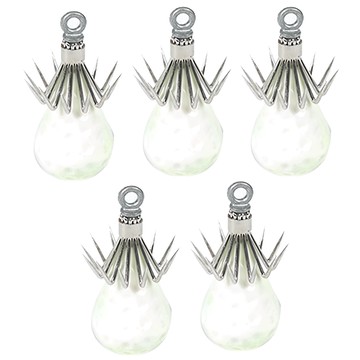 MONCROSS SWITZERLAND A型水滴夜光鉛墜 (章魚/烏賊擬餌釣用)  18號  5件  1組