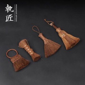 天然加密棕刷鬃毛刷養壺筆茶盤掃棕毛刷硬毛清潔拓碑裱畫茶道配件